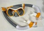 Oceanic Snorkeling Set S/m Dry Mask Fins/flippers Storage Bag Camera Attachment. Fixed Price $34.87.