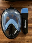 Snorkelstar Full Face Mask With Adjustable Strap. Fixed Price $60.00.