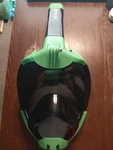 Dolfino Adult Xl Full Face Snorkel Mask Lime Green Black New Unused Packaging. Fixed Price $9.99.