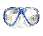 Seasoft Visionmaster 2-LENS Mask Scuba Diving Blue W/ Clear Silicone Skirt. Fixed Price $79.98.