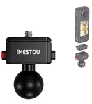 Imestou Sports Camera Riding Mount With 1/4 Screw 20 Cubic Centimeters, Black. Fixed Price $36.74.