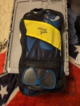 Speedo Dive Set Recreation Adult Flipper Fins Size L/xl 9-12 Snorkel Mask Blue. Fixed Price $23.99.