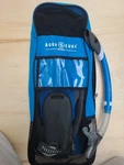 Aqua Lung Sport 3-PC Snorkel Set Trek Travel Fins Pivot-dry & Bag L/xl. Fixed Price $67.50.