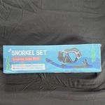 Greatever Set Pink Tempered Glass Mask And Snorkel, Model 8267 For Kids. Fixed Price $21.99.