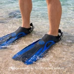 Aqua Lung Sport Snorkel Set L/xl Fins Mask Mesh Bag. Fixed Price $39.98.