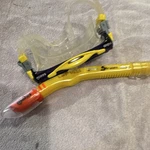 Mares Stream Dry And Mask Set Yellow/black For Snorkeling Water Sports. Fixed Price $29.00.