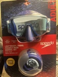 Speedo Adult Travel Snorkel Mask Set - Navy. Ages 14+ New! Vacation Beach Ocean. Fixed Price $19.49.
