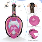 Greatever G2 Full Face Snorkel Mask With Latest Dry Top System Pink L/xl. Fixed Price $24.85.