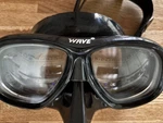 Wave Snorkel Dive Mask Black Silicone Adult Unisex Scuba Swimming Goggles. Fixed Price $9.87.