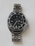 1972 Scubapro 500 Diving Watch, Stainless Wrist Band. Fixed Price $2000.00.