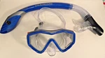 Us Divers Blue Tempered Mask And Pivot Dry Technology Snorkel Set. Fixed Price $9.95.