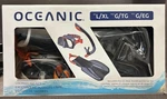 Oceanic Adult Snorkeling Set (fins, Mask, Snorkel, Storage Bag) - Size L/xl. Fixed Price $30.00.