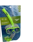 New Speedo Beginner Set Dive Kids Surf Gazer Mask + Snorkel Lime Green Blue. Fixed Price $12.34.