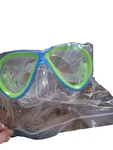 New Speedo Kids' Discovery Mask, Snorkel & Fin Set L/xl Blu Green Shoe Size 3-5. Fixed Price $12.00.