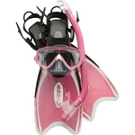 Used Cressi Mini Palau Set - Pink, Size: 32/35. Fixed Price $35.95.