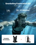 Vevor Mini Scuba Tank, 1.9L Portable Small Diving For Underwater Breathing,. Fixed Price $229.95.