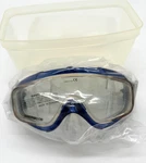 Sherwood Scuba Magnum Ex Dive Mask Blue - New In Box Nos Tempered Glass. Fixed Price $40.00.