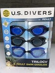 U.s. Divers Trilogy Unisex Adult Swimming Goggles (3 Pack). Fixed Price $16.99.