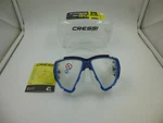 Cressi Big Eyes Clear Dual Lens Dive Swim Snorkel Scuba Mask (black / Blue). Fixed Price $44.99.