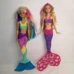 Barbie Lot Of 2 Mermaid Dolls Bubble Tastic & Rainbow Hair Dreamtopia. Fixed Price $20.00.