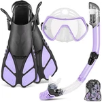Zeeporte Mask Fin Set With Adult Snorkeling Gear, Panoramic View Divi.... Fixed Price $56.69.