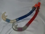 Ist Snorkel Yellow With Clear Liquid Silicone Mouthpiece And Flexible Elbow. Fixed Price $30.00.