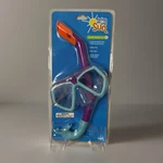 Bring The Sun Youth Snorkel Set Swimming Accessory Teal/purple Uv Protection/. Fixed Price $8.99.