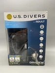 U.s. Divers Dryview Full Face Snorkeling Mask Black Size S/m. Fixed Price $14.44.