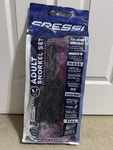 Cressi Adult Set (mask, Dry Snorkel, Adjustable Fins) - S/m Pink. Fixed Price $99.99.