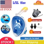 Us Adult Snorkel Scuba Full Face Swimming Underwater Diving Blue L/xl. Fixed Price $149.99.