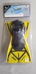 Aqua Sphere Zip Fitness Training Fins - Swim Recreation Black Yellow Medium. Fixed Price $29.99.