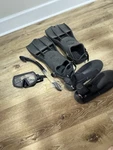 Scuba Gear Lot Aqua Lung Super FINS2, Diving Boots, Pro Dry Snorkel & Mask. Fixed Price $169.00.