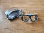 Aqua Lung Look 2 Transparent Dive Mask Black/blue. Fixed Price $29.99.