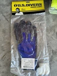Diver Aqua Lung Gloves Xs Bright Blue. Fixed Price $25.00.