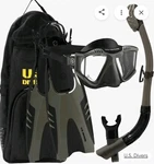 U.s. Divers Pro Series Lux Set Adult S/m. Fixed Price $35.00.