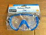 Adult Deluxe Snorkeling Mask With Pc Lens & Adjustable Strap Swim Goggles. Fixed Price $7.91.