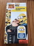 Despicable ME3 16 Valentines Masks By Illumination Ships 24H. Fixed Price $16.98.