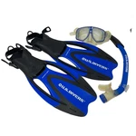 Us Divers Adult Small Snorkeling Set Proflex Ii Fins Cozumel Mask Travel Case. Fixed Price $19.99.