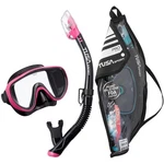 Tusa Serene Uc 1625QB Snorkeling Set Mask And Pure Silicone Black Pink. Fixed Price $85.69.