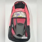 Us Divers Pink Black Snorkel Set Fins Bag Size 8-11 Women Medium Mask. Fixed Price $20.00.