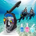 Full Face Snorkel Mask Diving Scuba Goggles Swimming Kids Adults Anti-fog. Fixed Price $15.99.