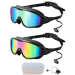 Goggles 2 Pack, Wide View Anti Fog&uv Swimming For Audlt, No Leak. Fixed Price $10.99.