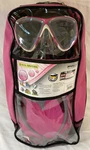 Us Divers Pro Silicone Lady Snorkeling Set Pink & Gray Small/medium New. Fixed Price $31.50.