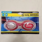 New Us Divers Adult Women Tempra Swim Pink Uv Protect Goggles. Fixed Price $10.50.