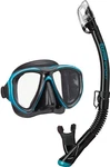 Tusa Powerview Adult Dry Snorkel Combo - Black/ocean Green. Fixed Price $69.00.