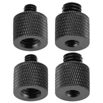 Frgyee Pcs Camera Screw Adapter Thread 1/4" Male To 3/8" Black Pack. Fixed Price $11.94.