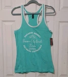 Miami Style Racerback Aqua Panama City Beach Paradise Resort Tank Top Size Xl. Fixed Price $10.00.