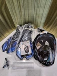 Cozia Ocean View 2.0 Snorkel Set Full Face Mask + Fins Anti Fog 180 Openbox. Fixed Price $35.87.