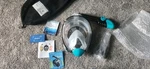 Greatever G2 Full Face Snorkel Mask With Latest Dry Top System, Foldable Blue. Fixed Price $23.00.