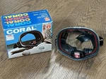 Vintage Coral Diving Mask With Tempered Glass Sting Ray 1028 Box. Fixed Price $15.99.